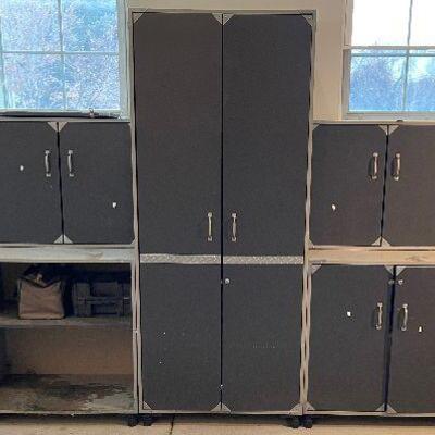 #182 Shop Cabinets Entire Set- Bring HELP!!!