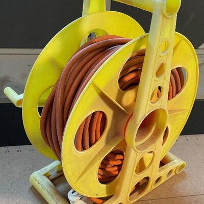 #204 Extension Cord Orange on yellow Real 