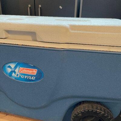 #222 Coleman Cooler EXTREME! On wheels