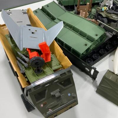 -280- GI Joe | LARGE Box Lot of Miscellaneous Accessories | Vehicles | Missiles