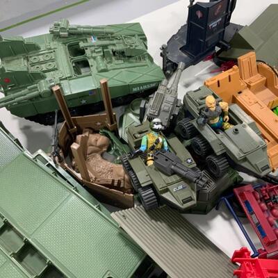 -280- GI Joe | LARGE Box Lot of Miscellaneous Accessories | Vehicles | Missiles