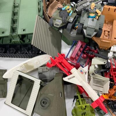 -280- GI Joe | LARGE Box Lot of Miscellaneous Accessories | Vehicles | Missiles