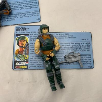 -281- GI Joe | Five Action Figures | Windchill | Avalanche | Maverick