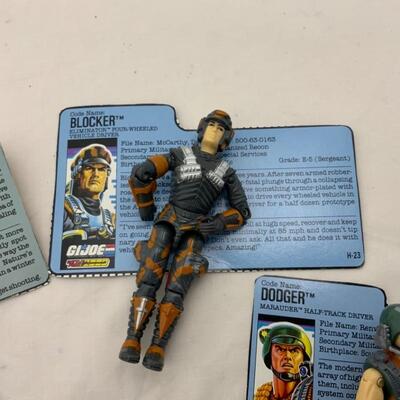 -281- GI Joe | Five Action Figures | Windchill | Avalanche | Maverick