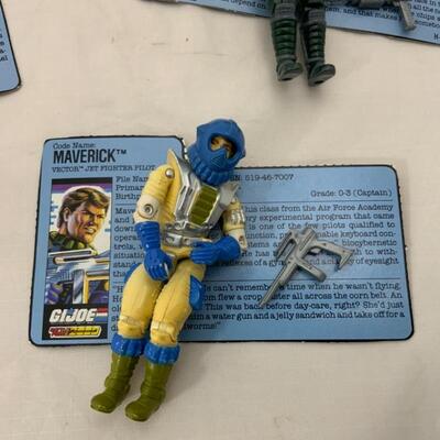 -281- GI Joe | Five Action Figures | Windchill | Avalanche | Maverick