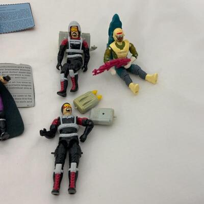 -292- GI Joe | EIGHT Action Figures | File Cards | Tech Themed