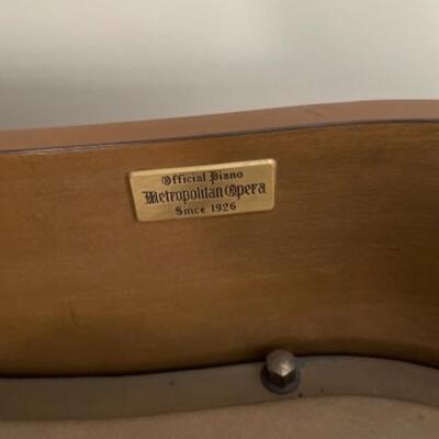 Knabe baby grand piano kept in temperature controlled room
