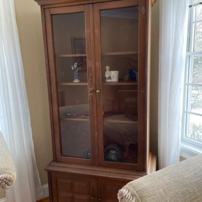 Antique curio cabinet 