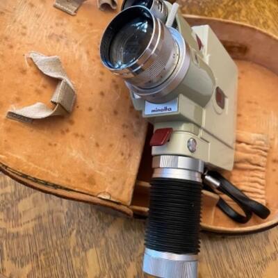 Antique Minolta video camera- zoom 8