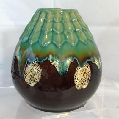 Layered Glaze Pottery Vase