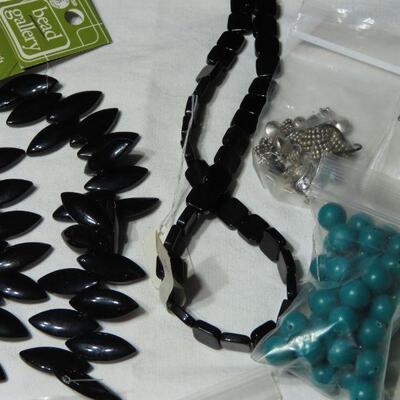 Black, silver, and turquoise colors