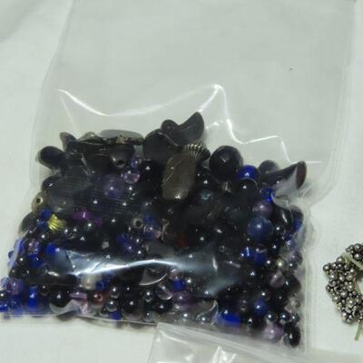 Red and Black jewelry making supplies 