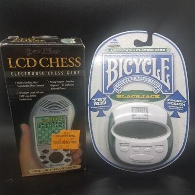 Lot #50 - New in box, old stock chess and card digital games