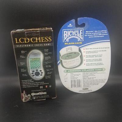 Lot #50 - New in box, old stock chess and card digital games