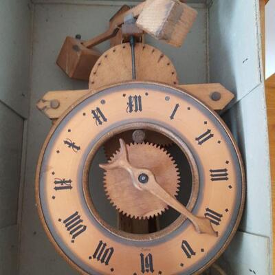 Buco 1320 Baumann Wooden Gear Weight Driven Clock