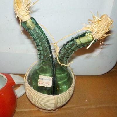 " Halls Ceramics and Farber ware S & P and Oil and Vinegar.