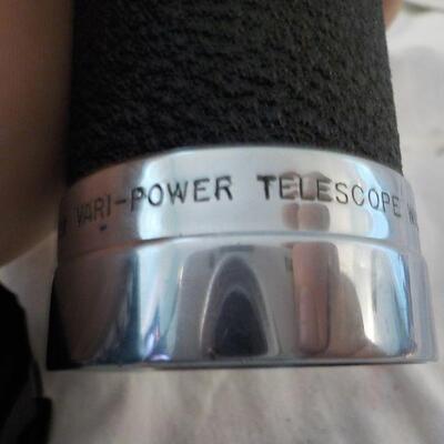 Telescope 15 x - 40x.  "Wollensak telescope".