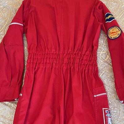 Vintage Racing Pit Crew Jumpsuit Coverall with Great Patches