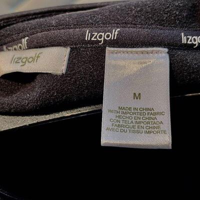 Cool Lizgolf Black Zip Jacket Ladies M