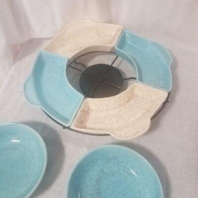 Lot #56 - Vintage Retro Ceramic Lazy Susan
