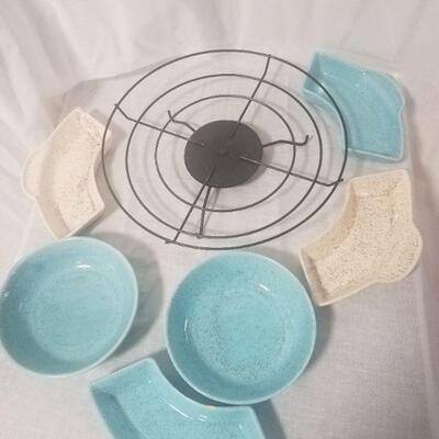 Lot #56 - Vintage Retro Ceramic Lazy Susan