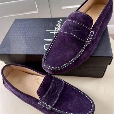 Cole Haan Aubergine Suede Driving Shoes Size 7