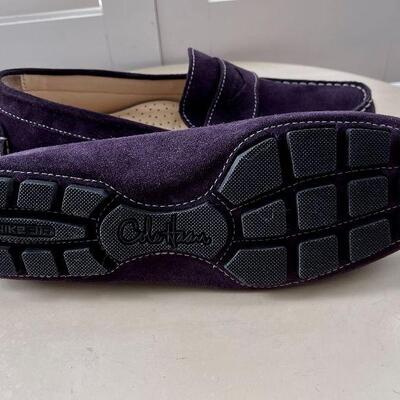 Cole Haan Aubergine Suede Driving Shoes Size 7