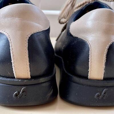 Pasos Bowling Style Oxfords like Camps Black Ladies EU 37