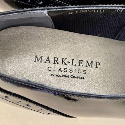Mark Lemp New Ladies Patent Leather Wingtips shoes 7N