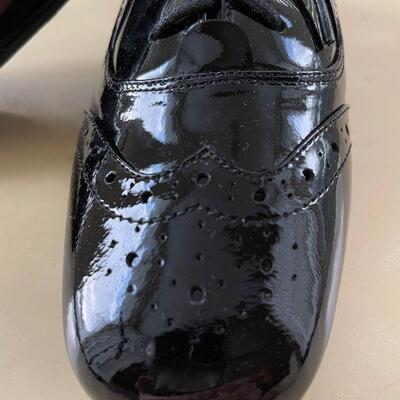 Mark Lemp New Ladies Patent Leather Wingtips shoes 7N