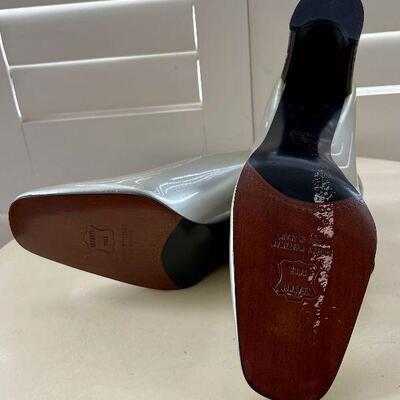 Vintage Weitzman Champagne Leather Pumps Shoes 7AA