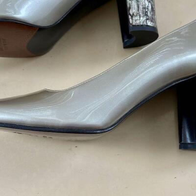 Vintage Weitzman Champagne Leather Pumps Shoes 7AA