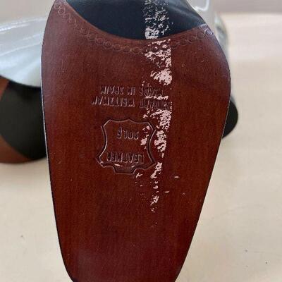 Vintage Weitzman Champagne Leather Pumps Shoes 7AA