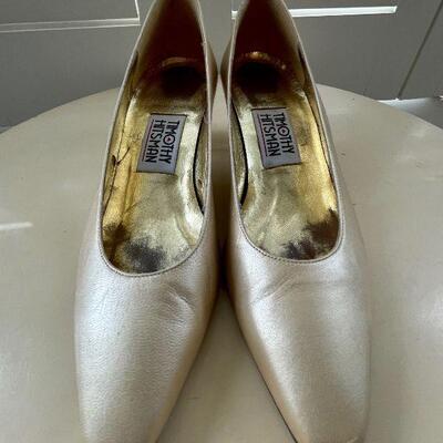 Very Vintage Timothy Hitsman Clear Heel Pumps 7 1/2 N 