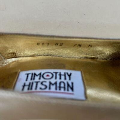 Very Vintage Timothy Hitsman Clear Heel Pumps 7 1/2 N 