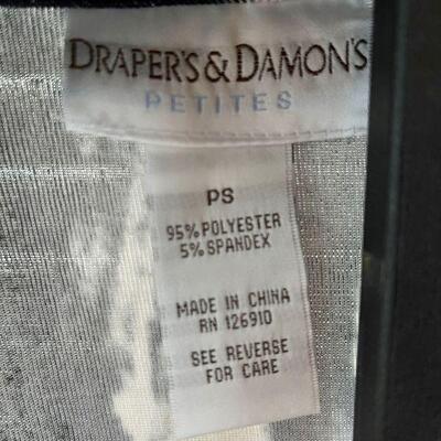 Drapers Damons draped Cardigan bold brush stroke design