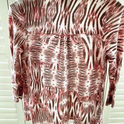 Chicos Ikat design cardigan Ladies size 0 