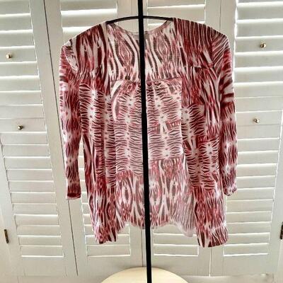 Chicos Ikat design cardigan Ladies size 0 