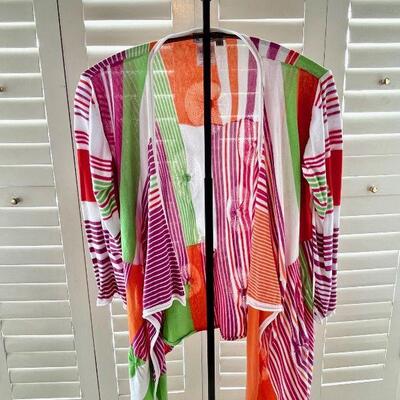 ALaCarte Candy Colored Knit Cardigan wrap Ladies M