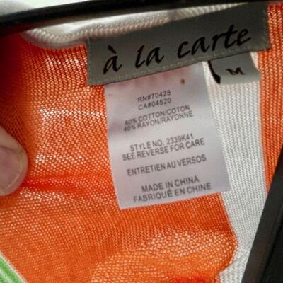 ALaCarte Candy Colored Knit Cardigan wrap Ladies M