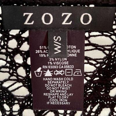 Zozo crocheted dolman sleeve cardigan Ladies S/M