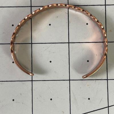 #24 Solid Copper Cuff Bracelet 