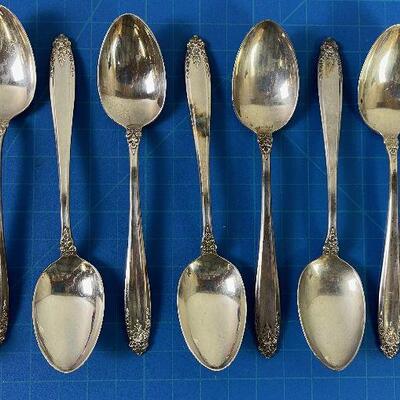 #59 Prelude (9) Sterling Silver Spoons .925 244g