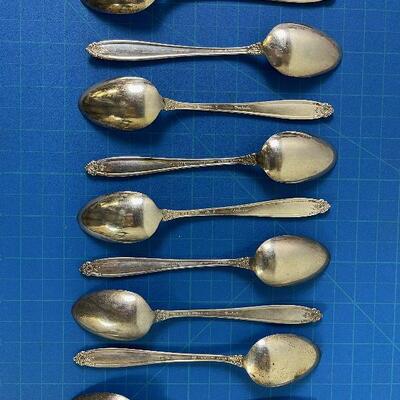 #59 Prelude (9) Sterling Silver Spoons .925 244g