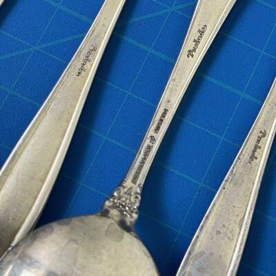 #60 Prelude (12) Sterling Silver Soup Spoons .925 450g. 