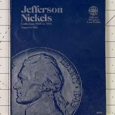 #66  Jefferson Nickels Collection Partially full.  1938 -1961
