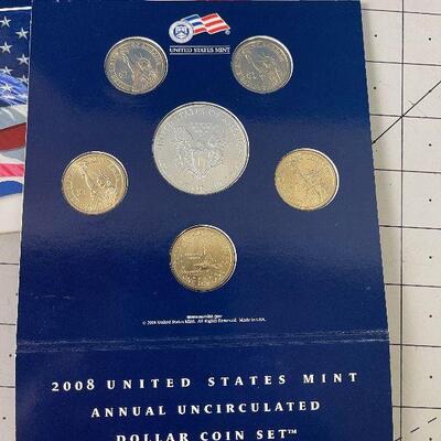 #73 2008 U.S. Mint Dollar Coin Set Uncirculated 