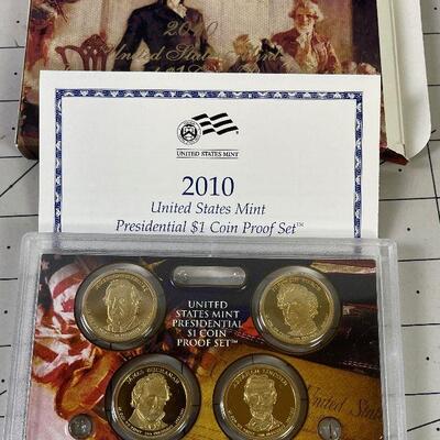 #91 2010 Presidential $1. Proof Set. 