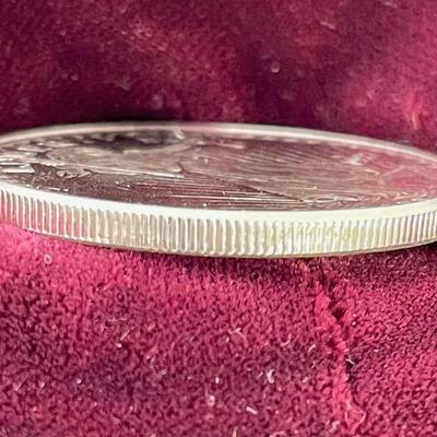 #93 1 ozt. Silver Bullion Liberty Coin Golden State Mint 