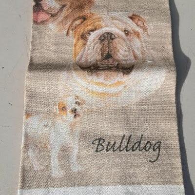Bulldog Hand Towel